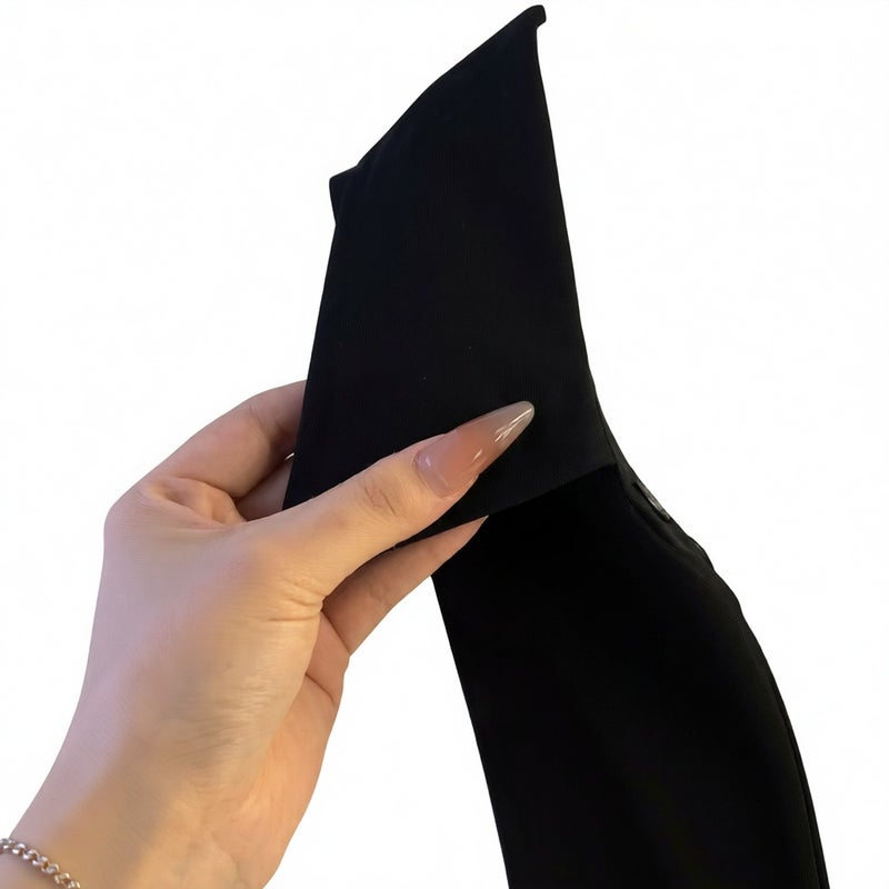 قميص رجالي واسع كاجوال مع خياطة متباينة وتطريز حروف - Image 2