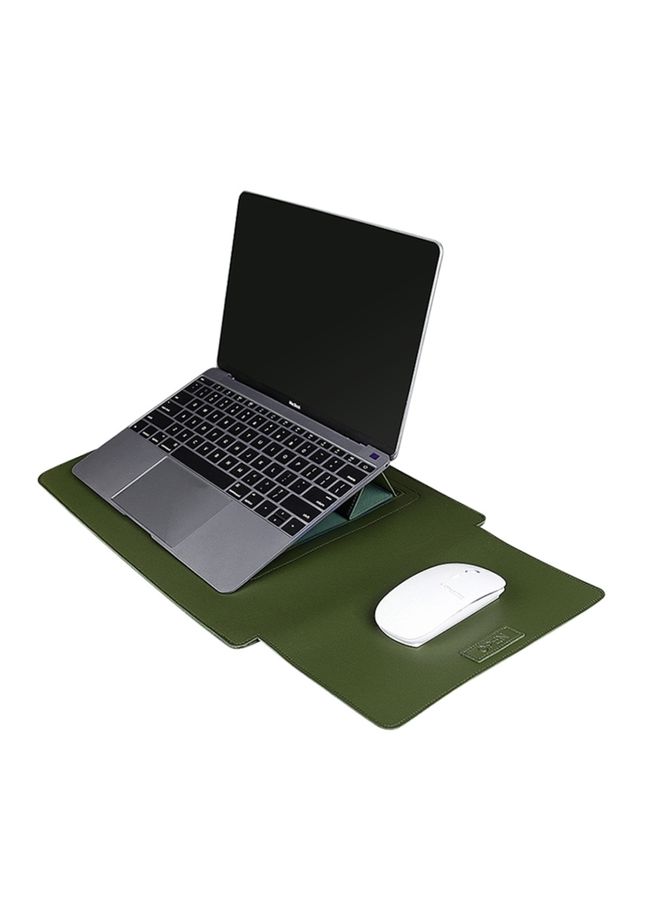 PU06 3 in 1 PU Multifunctional Laptop Bag, Size:13.3 inch(ArmyGreen)
