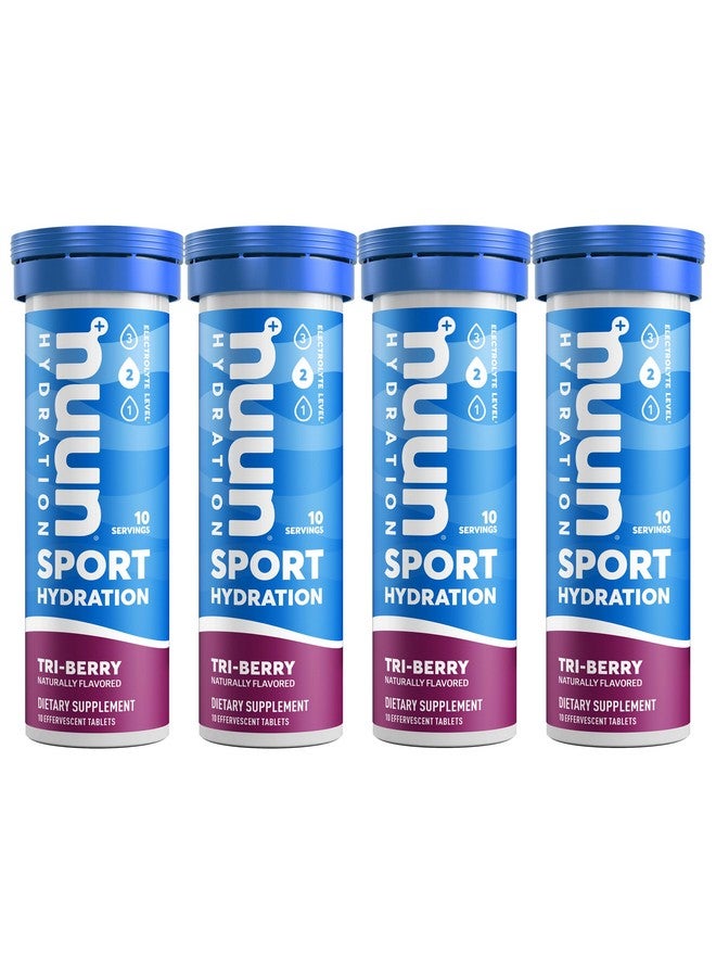 Nuun Sport Electrolyte Drink Tablets Triberry10 Count (Pack Of 4) - Image 1