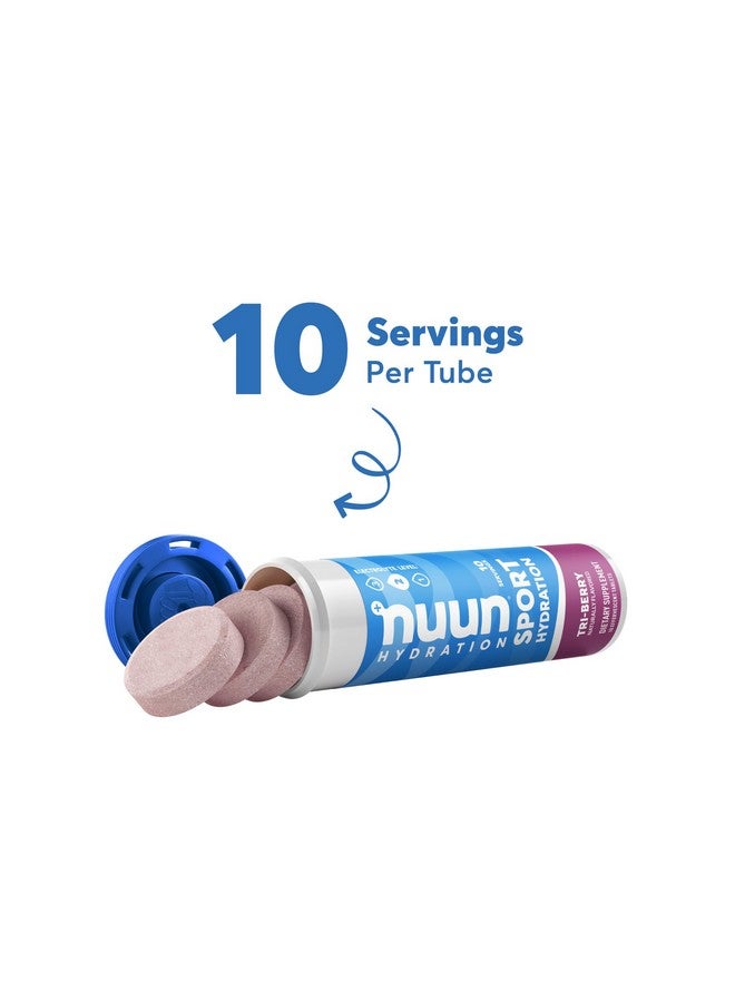 Nuun Sport Electrolyte Drink Tablets Triberry10 Count (Pack Of 4) - Image 5
