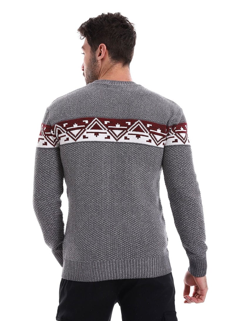 سيزار بلوفر رجالي صوف بتصميمات متعددة - Image 4