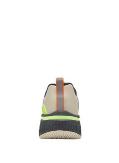 SKECHERS Go Run Men’s Lightweight Running Shoes – Breathable & Shock Absorption (Beige/Orange)  - Image 4