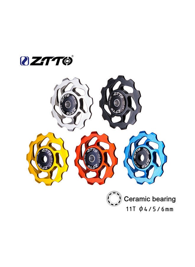 Bicycle Rear Derailleur Jockey Wheel Ceramic Bearing Pulley 10x5centimeter