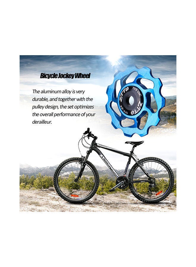 Bicycle Rear Derailleur Jockey Wheel Ceramic Bearing Pulley 10x5centimeter