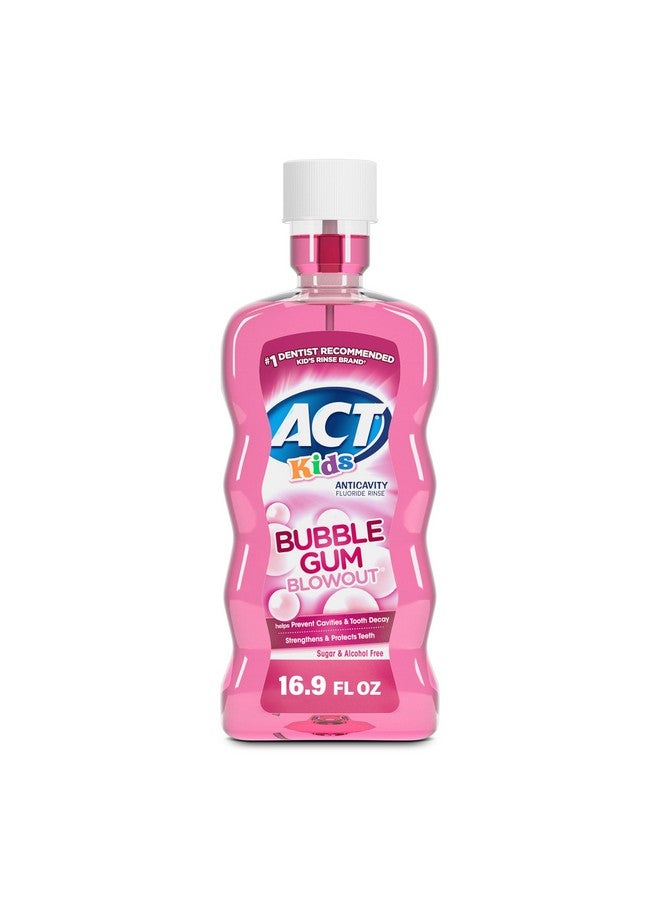 ACT Kids Anti-Cavity Fluoride Rinse, Bubblegum Blowout 16.9 oz - Image 1