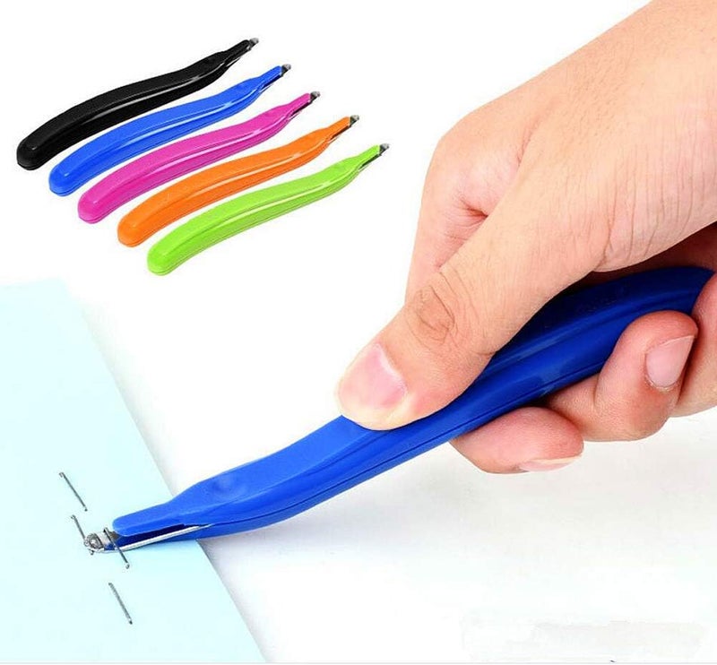 ZZTX 6 PCS Professional Magnetic Staple Remover Puller Staples Remover Staple Removal Tool for School Office Home 5 Colors - Image 2