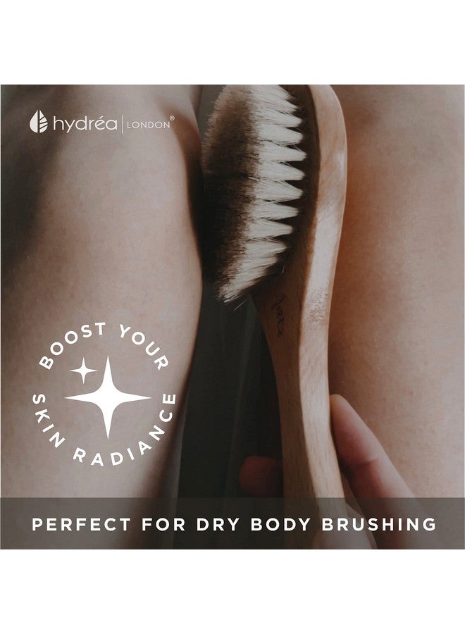 Hydrea London Dry Body Brush Short Handle Premium Exfoliating Dry Skin Brush With Natural Bristle Fsc® Certified Beechwood.  - Image 5