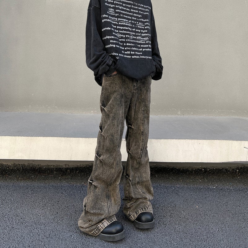 Unisex Casual Daily Denim Jeans - Image 1
