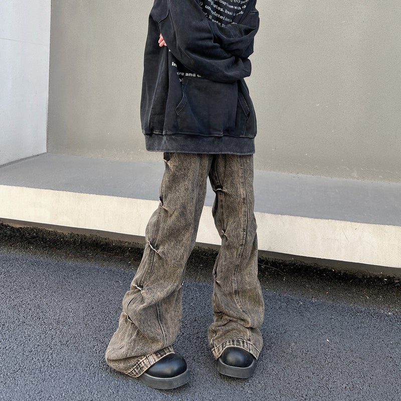 Unisex Casual Daily Denim Jeans - Image 4