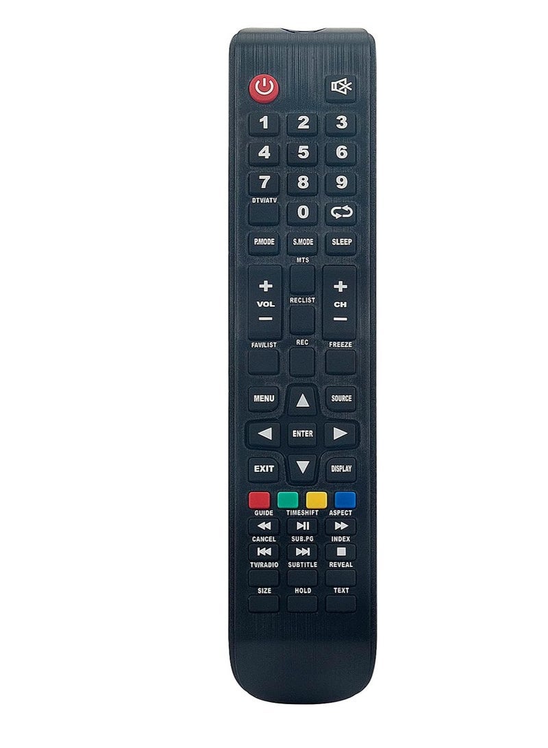 PopZa New Replacement Remote Control, Remote Control Fit, Universal Remote Control Compatible with AKAI Nordmende TV AKTV4329M Smart, ND32N2400, ND32N2400M, ND24N2300M, ND32S3600M, ND43S3200M - Image 1