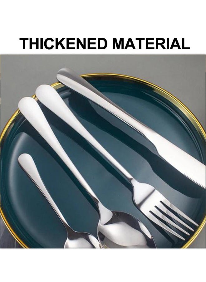 XIANGYU High Quality Stainless Steel 24pcs Knife Fork And Spoon Wedding Gift Box Cutlery Set  - Image 4