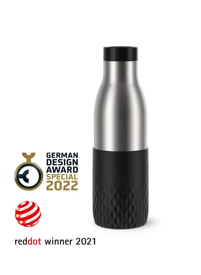 تيفال Bludrop Thermal Stainless Steel Bottle Grey/Black 0.5 Litre