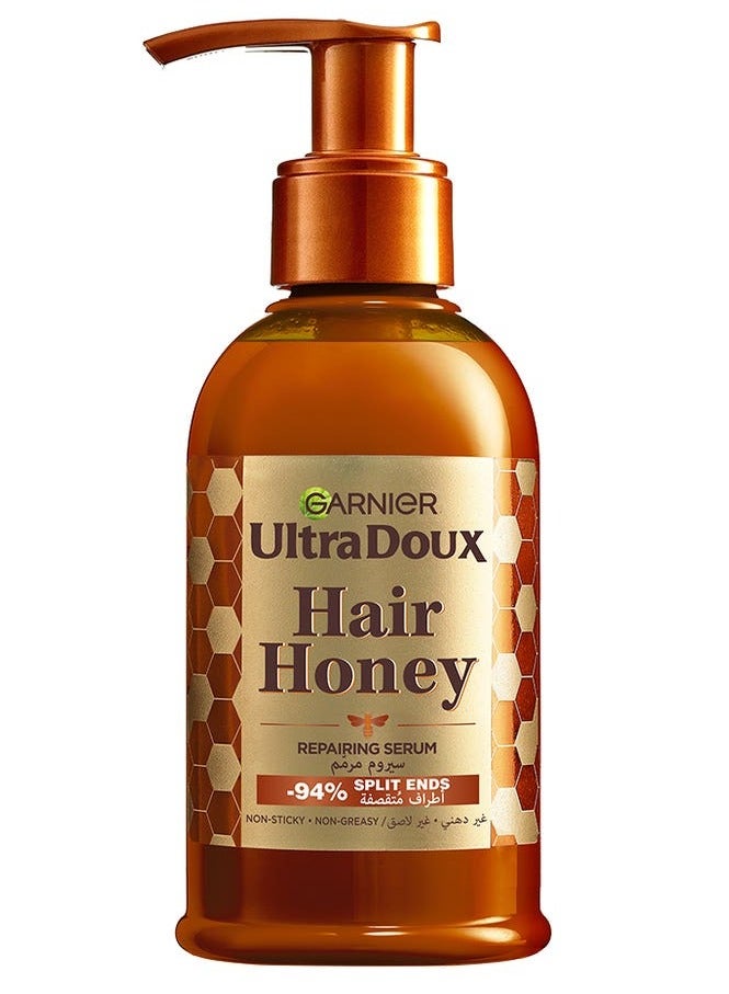 Ultra Doux Honey Treasures Repairing Serum For Damaged Hair And Split Ends With Heat Protection 115ml