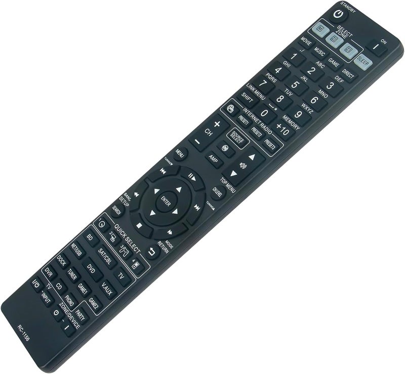PERFASCIN RC-1156 Replaced Remote Control fit for DENON AV A/V Receiver AVR-2112CI AVR-2312CI AVR-3312CI DHT-1312BA DN-500AV AVR-1712 AVR-1912 - Image 2