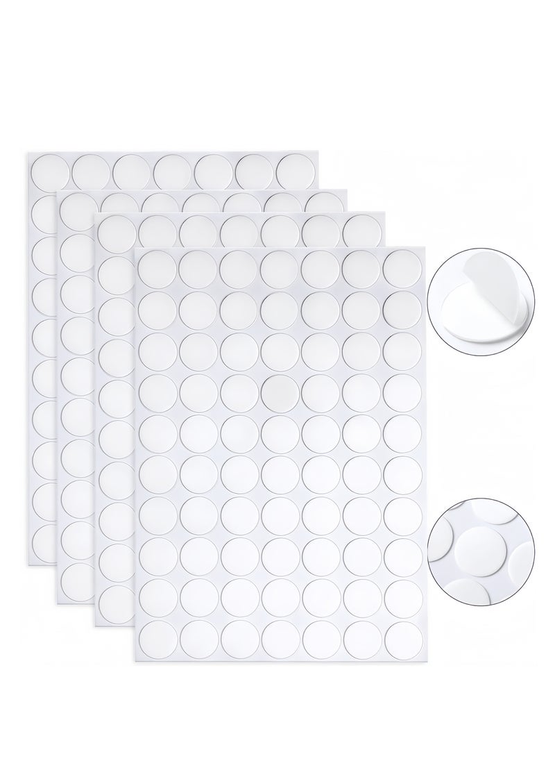 Lee Yon 280-Piece Double Sided Sticky Dots Stickers Removable Round Putty Clear Sticky Tack No Trace Super Sticky Putty Waterproof Small Stickers for Festival Decoration  - Image 1
