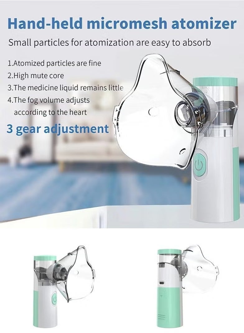 MESH Ultrasonic Vibrating Membrane Steam Inhaler  - Image 2