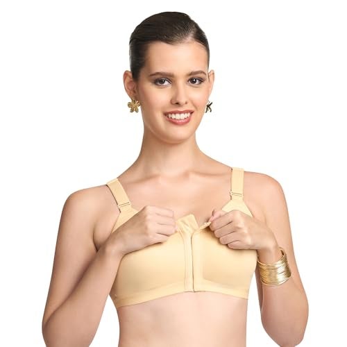 TRYLO Front OPEN-BRA-36-CARAMEL-F-CUP - Image 2