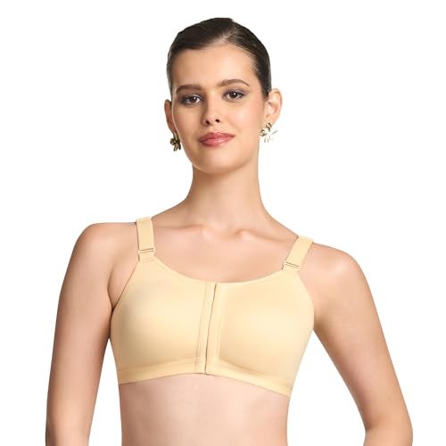 TRYLO Front OPEN-BRA-36-CARAMEL-F-CUP - Image 1