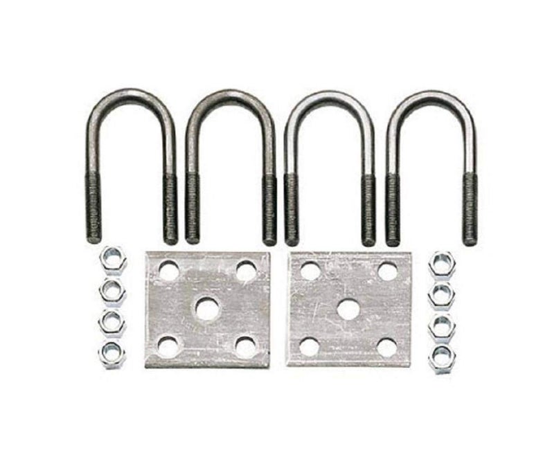 CE Smith - Axle Tie Plate Kit - 2 Tie Plates, 4 U-Bolts and 8 Nuts and Lock Washers for 2-3/8" Round Axle - Image 1