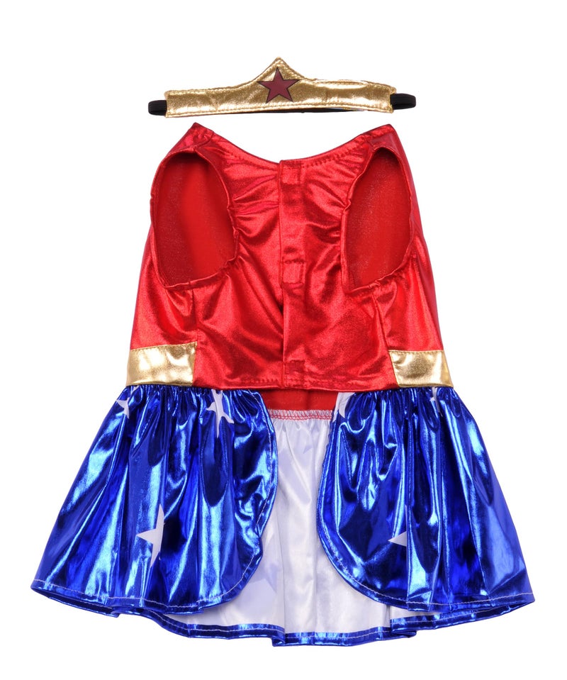Rubies Costume DC Heroes and Villains Collection Pet Costume, Small, Wonder Woman - Image 4