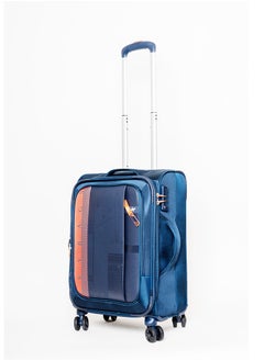 Airway Pro Expandable Soft Body Luggage with Smooth Dual Wheels Luggage Trolley, Polyester Material, TSA Lock, Cabin- 20 Inch Blue - pzsku/Z04BD393A89012474F09AZ/45/_/1739358668/4687164a-473c-435f-8371-c7b02ed494a0