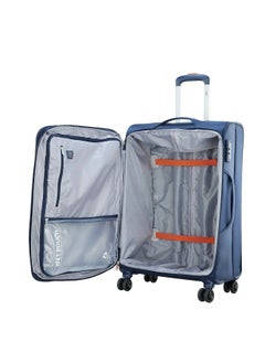 Airway Pro Expandable Soft Body Luggage with Smooth Dual Wheels Luggage Trolley, Polyester Material, TSA Lock, Cabin- 20 Inch Blue - pzsku/Z04BD393A89012474F09AZ/45/_/1739358678/b241a0ea-7b96-4eef-ba9f-14f61de9edc9