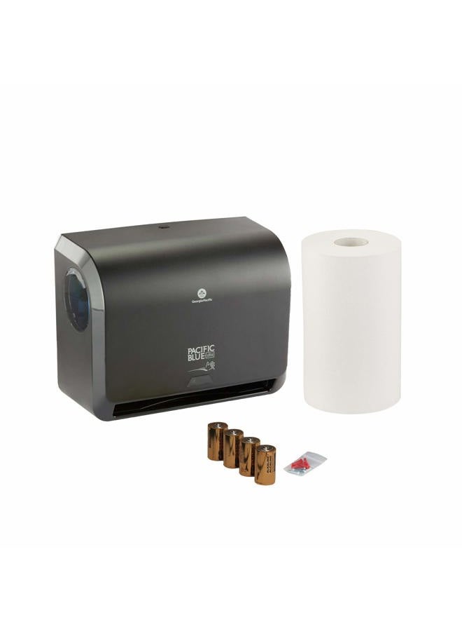 Georgia-Pacific Pacific Blue Ultra Mini Dispenser Trial Kit, Includes 9" Paper Towel Roll and Automated Dispenser, 54519, by Georgia-Pacific  - Image 1