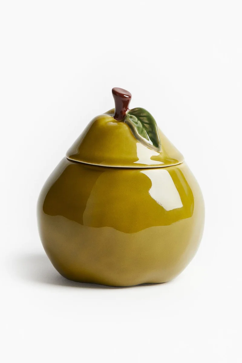 H&M Small stoneware jar