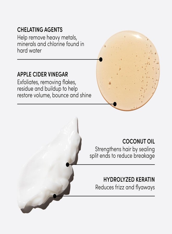 OUAI Detox Shampoo & Medium Hair Conditioner Bundle - Clarifying Shampoo for Build Up, Dirt, Oil, Product and Hard Water & Hydrating Conditioner for Medium Hair (2 Count) - Image 3