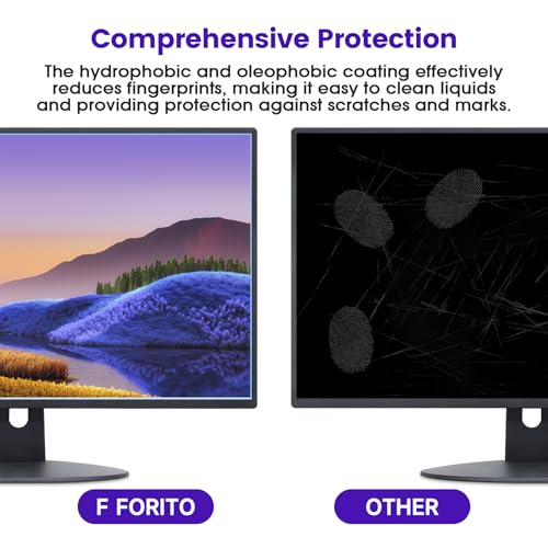 FFORITO F FORITO 27 Inch Anti Blue Light Matte Monitor Screen Protector For 27" Diagonal LED PC Monitor, Reduce Eyes Strain and Anti Glare Computer Screen Cover for Widescreen Monitor - Image 4