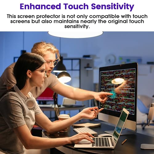 FFORITO F FORITO 27 Inch Anti Blue Light Matte Monitor Screen Protector For 27" Diagonal LED PC Monitor, Reduce Eyes Strain and Anti Glare Computer Screen Cover for Widescreen Monitor - Image 5