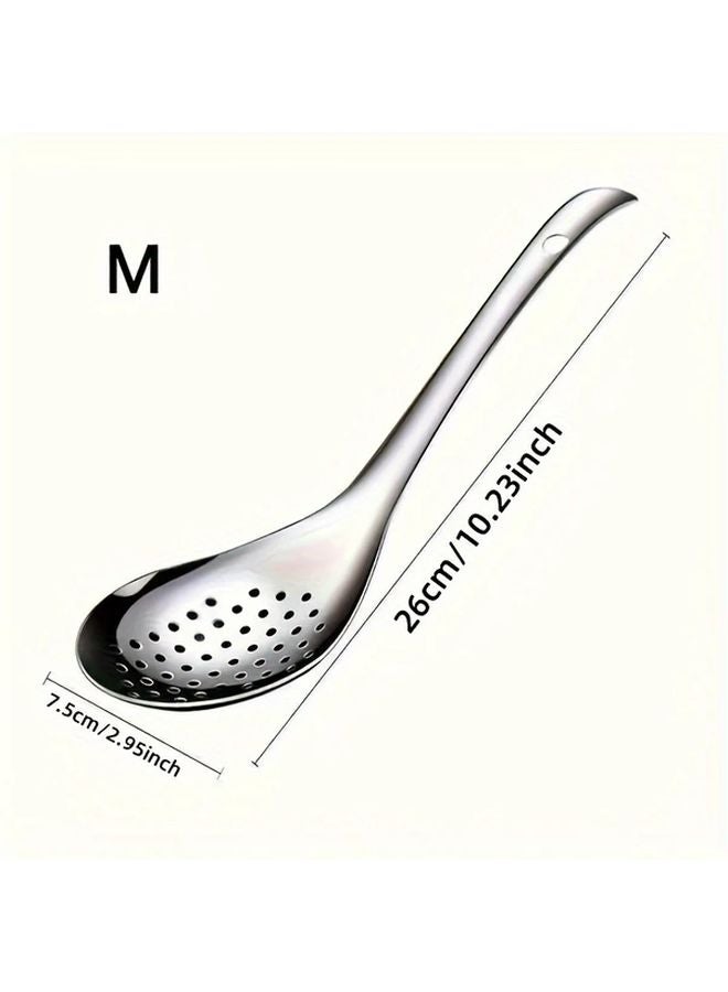 Stainless Steel Colander Spoon Strainer Rust Resistant Kitchen Utensil Size S - Image 4