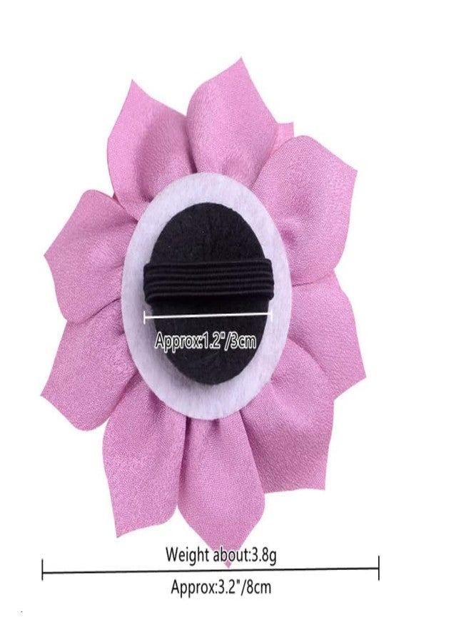 HLLMX 6 Pcs Dog Collar Flowers Multicolored Pet Flower Bow Tie Dog Charms for Puppy Collar Grooming Accessories - Image 2