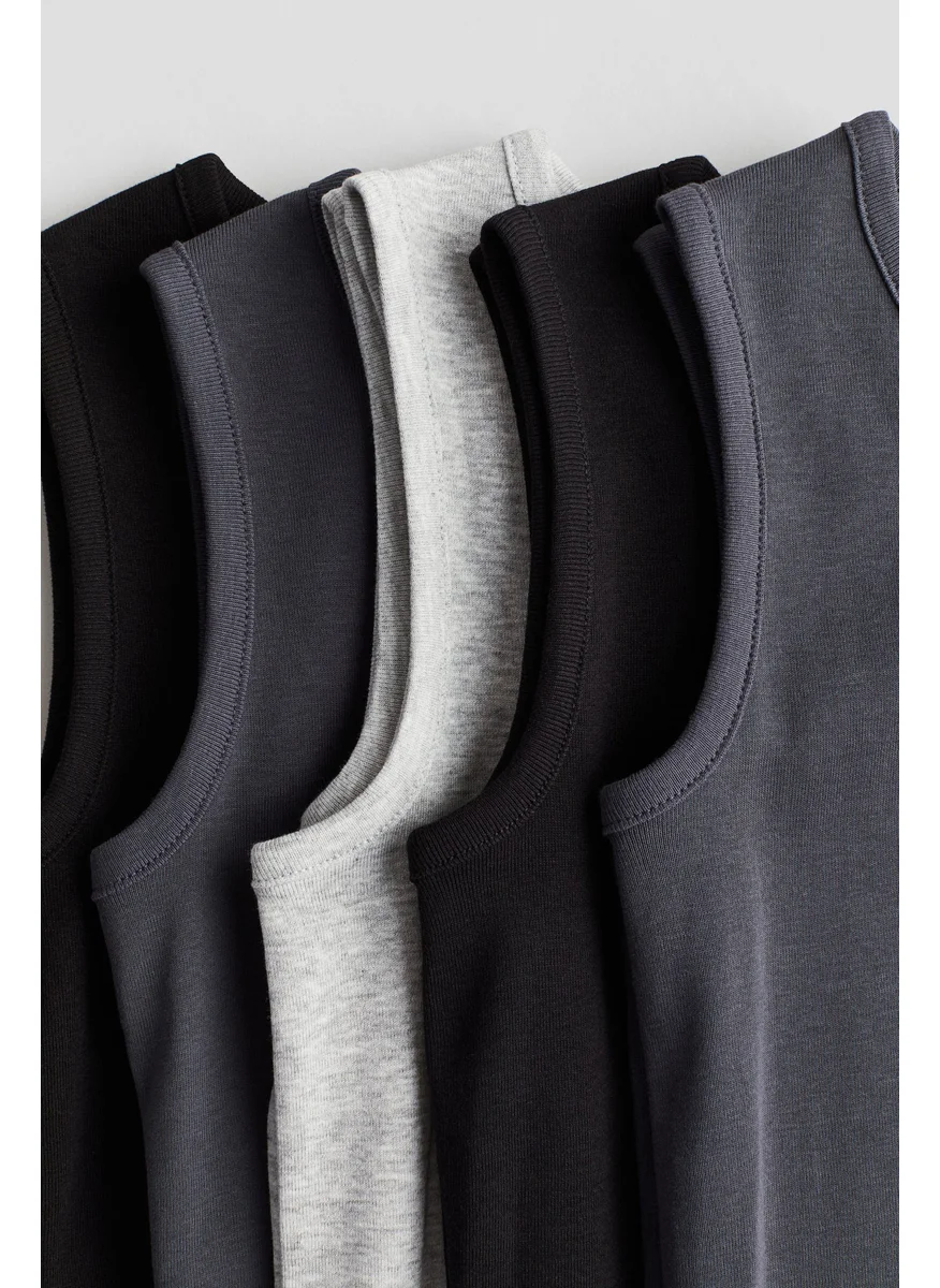 اتش اند ام 5-Pack Cotton Vest Tops