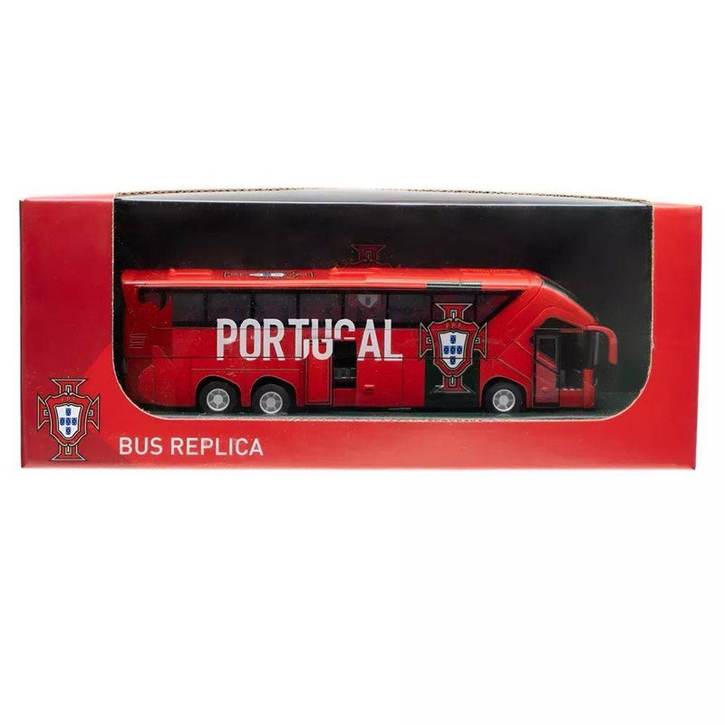 Sockers Portugal National Team Official Tour Bus Toy (1:50, Red) - Image 1