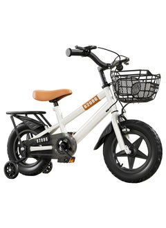 Children's Bicycle High-carbon steel frame with rear seat, wear-resistant tyres, adjustable seat, smooth bearings, safe, stable and responsive dual brakes Best for children's cycling adventures