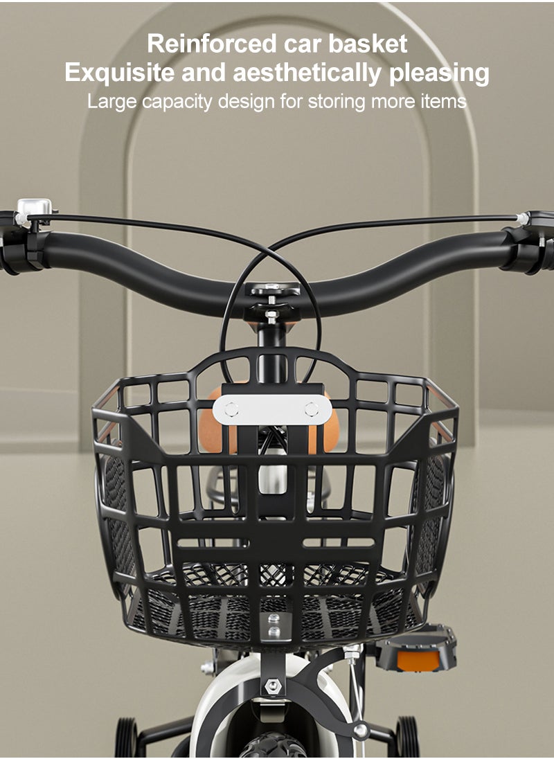 Sharpdo - Children's Bicycle High-carbon steel frame with rear seat, wear-resistant tyres, adjustable seat, smooth bearings, safe, stable and responsive dual brakes Best for children's cycling adventures - Image 1