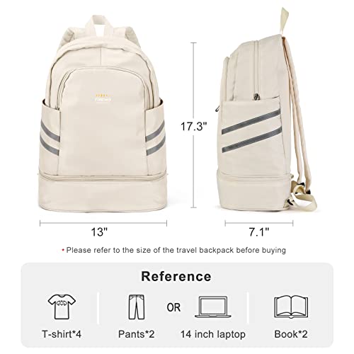 coofay Gym Backpack For Women Waterproof Backpack With Shoe Compartment Lightweight Travel Backpack Sports Backpacks Large Gym Bag - Image 2