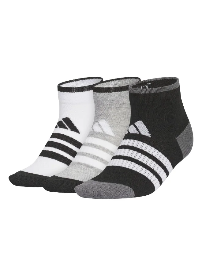adidas Kids Cc An 3P White Training Socks For Kids 5.5K - 7K