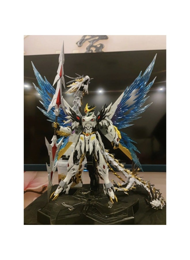 Generic - Gundam Model Three Kingdoms Magic Core Ao Bing Lu Bu Cao Ren Bai Xueji Mecha Assembled Hand-made Toy Blind Box-Color:Make A Wish—red Dragon [must Release Model] - Image 1