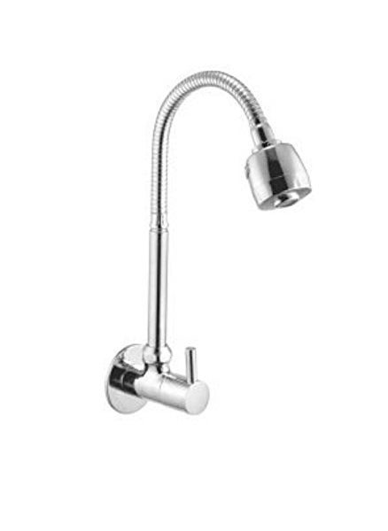 10x Turbo Brass Flexible Double Chrome Plated Foam Flow Bathroom Fittings Taps And Faucets Chrome Chrome Finish