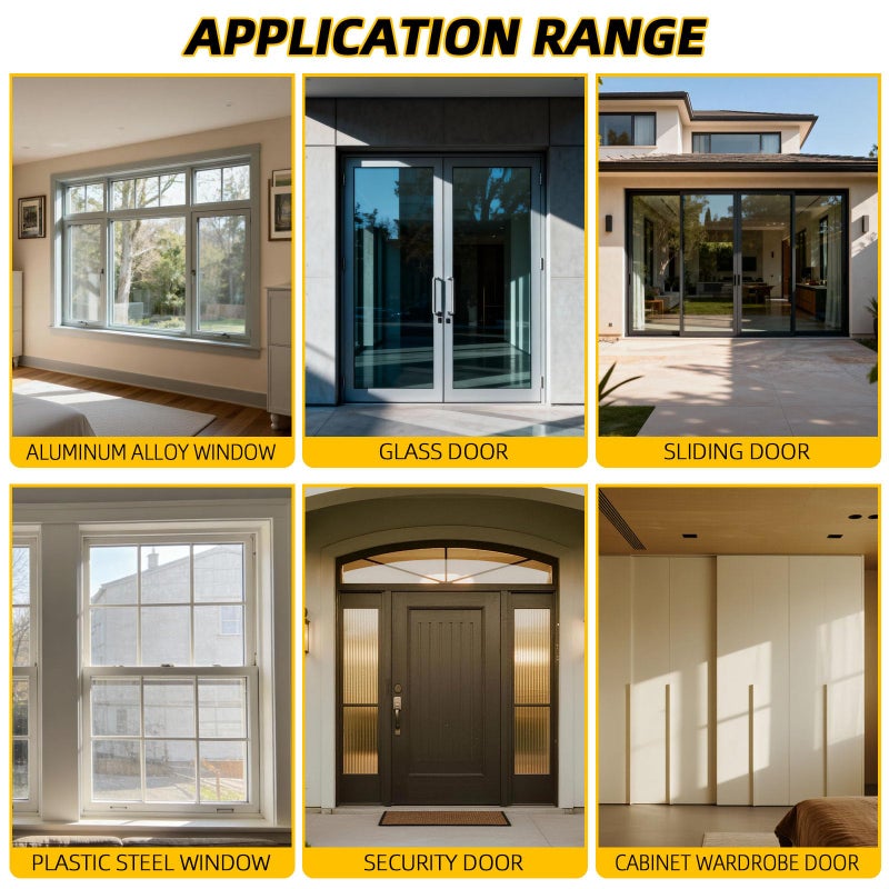 Bantie 40FT Weather Stripping Door Seal Window Seal - Brush Window Insulation Door Weather Stripping Anti-Draft for Door Insulation Soundproofing - Image 5