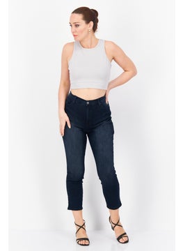 Gloria Vanderbilt Women Skinny Fit Wash Stretchable Jeans, Navy  - Image 3