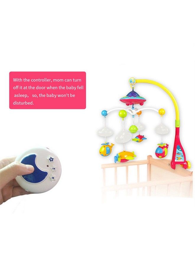 Kiditos Remote Control Musical Cot Mobile Crib Bell Bed Ring Hanging Rotate With 108 Beautiful Music ; Multicolour - Image 5
