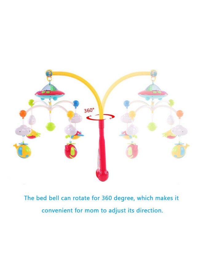 Kiditos Remote Control Musical Cot Mobile Crib Bell Bed Ring Hanging Rotate With 108 Beautiful Music ; Multicolour - Image 4