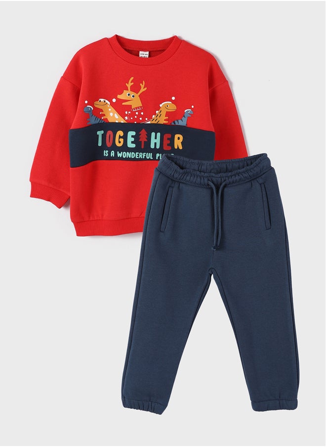 Crew Neck Printed Baby Boy Sweatshirt and Sweatpants 2-Pack - pzsku/Z04BE1F3CCE2F29C5CA10Z/45/_/1735652082/451a74ae-5732-453d-b4e5-90fdcd1ead2a