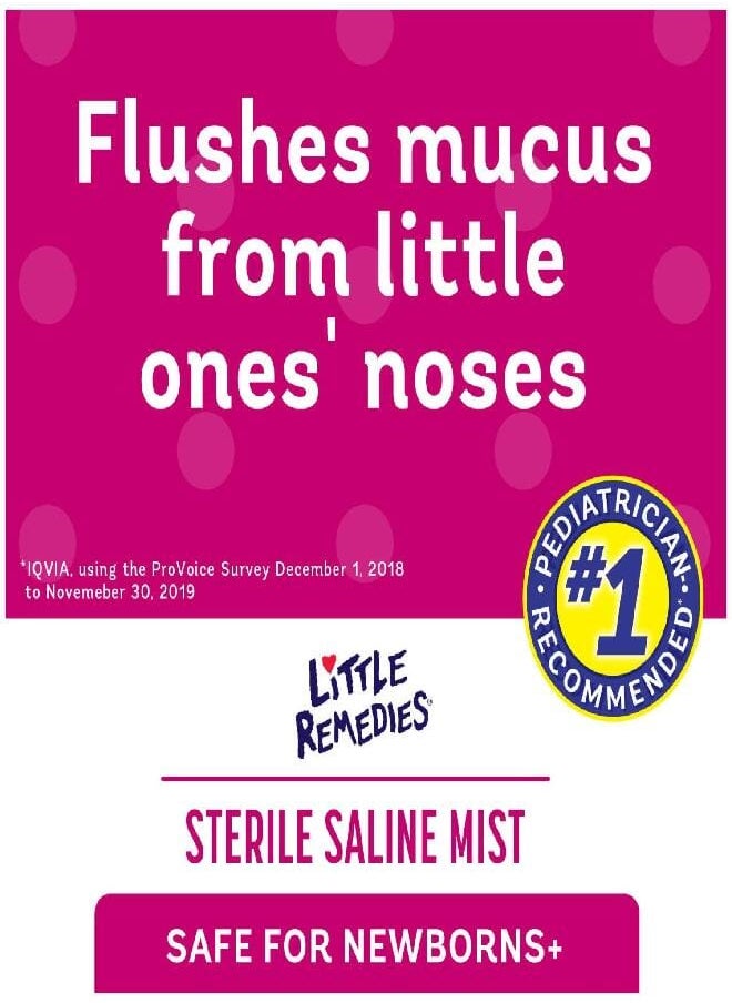 Little Remedies Little Remedies Sterile Saline Nasal Mist, Safe for Newborns, 3 oz  - Image 2