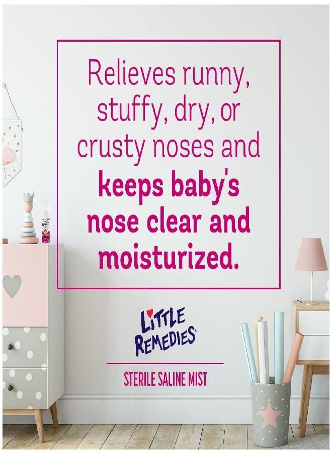Little Remedies Little Remedies Sterile Saline Nasal Mist, Safe for Newborns, 3 oz  - Image 5