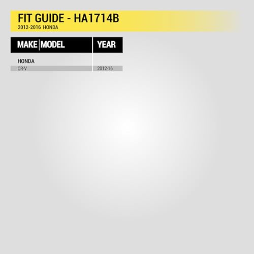 Scosche HA1714B Double DIN or Single DIN with Pocket Radio Installation Dash Kit Compatible with 2012-2016 Honda CR-V Vehicles - Aftermarket Car Stereo Install Kit Radio Bracket - See Fit Guide Image - Image 3