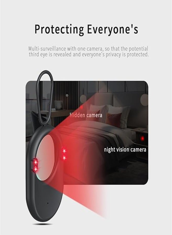 Hidden Camera Detector, Insect and Camera Detector, Suitable for Travel, Hotel, Home, Easy to Carry (Black)  - Image 1